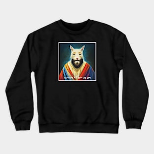 cat king Crewneck Sweatshirt